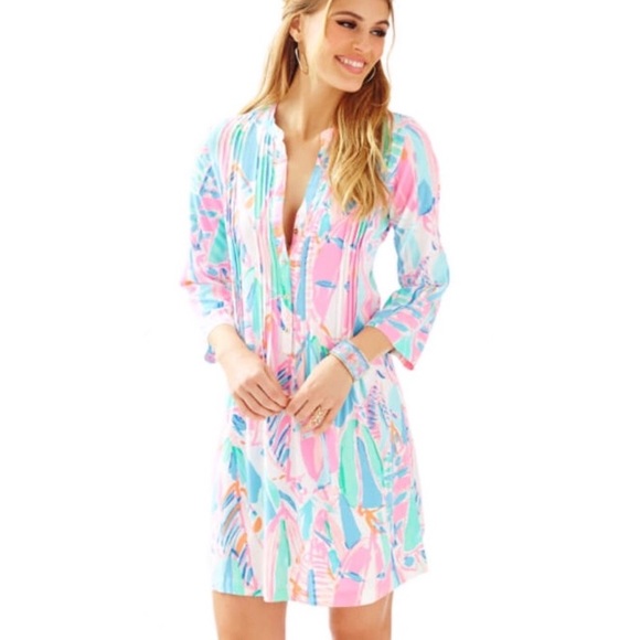 Lilly Pulitzer Dresses & Skirts - Lilly Pulitzer Sarasota Pintuck Tunic Dress